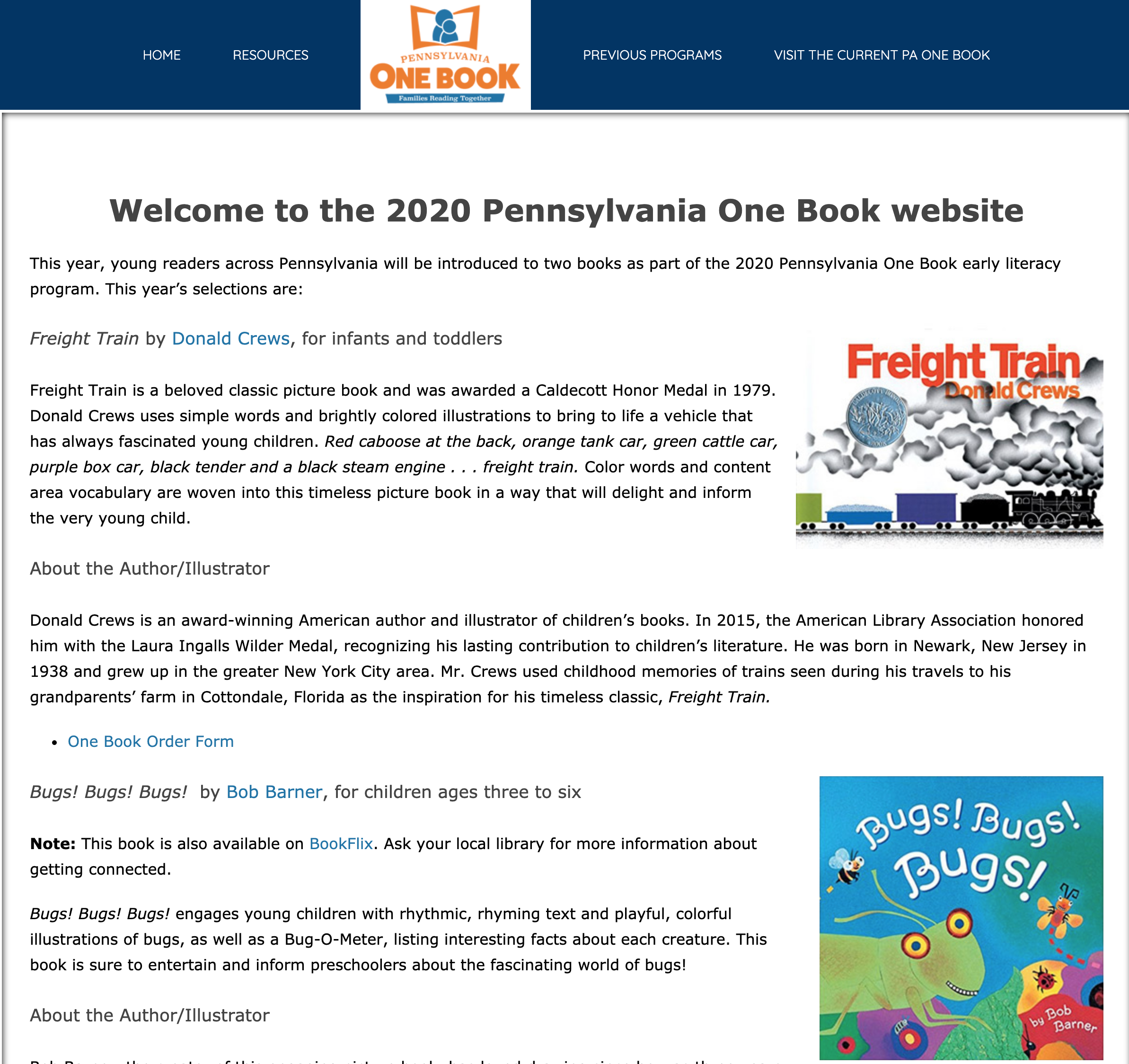 2020 PA One Book